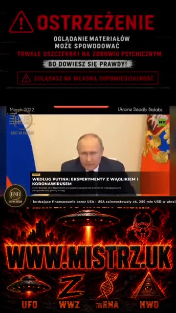 Putin oficjalnie oskarża Pentagon broń biologiczna Ukraina!