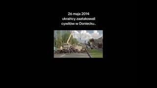 Jak ukraińcy mordowali w Doniecku ludność cywilną