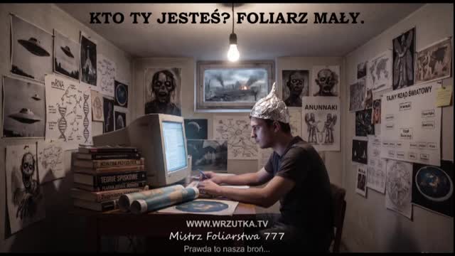 Kto ty jesteś. Foliarz mały.