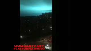 Niezwykłe wyładowania nad miastem czy to test przed BlueBeam i inwazją