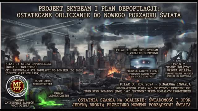 Projekt SkyBeam i Depopulacja.
