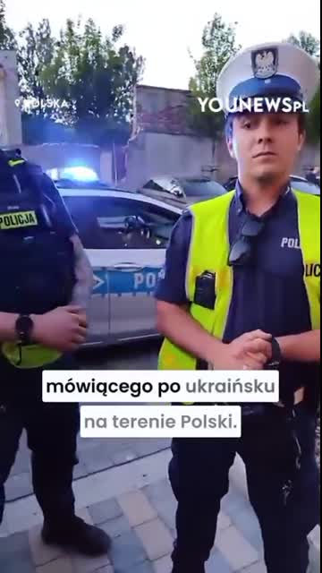 Ukrainiec brak szacunku dla policji