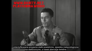 Chodzi o konferencję prasową z 31 lipca 1952 r., podczas której gen. John A. Samford, dyrektor wywiadu Sił Powietrznych USA, wypowiadał się na temat obserwacji UFO.