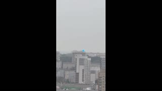 Mężczyzna zauważył UFO i zaczął nagrywać