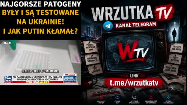 Biolaboratoria winę za Cov-19 ponoszą USA.