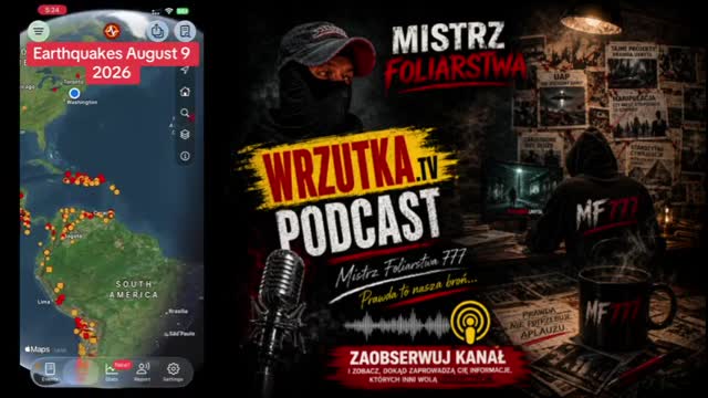 Trzęsienia ziemi na całym świecie.